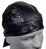 Black Vented, Leather Headwrap